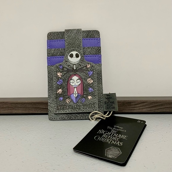 Loungefly Nightmare Before Christmas Eternally Yours Mini Backpack & Card Holder - Picture 8 of 14